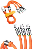 Çoklu Şarj Kablosu Usb Type-c İos Uyumlu 120w Hızlı Şarj Kablosu - 2