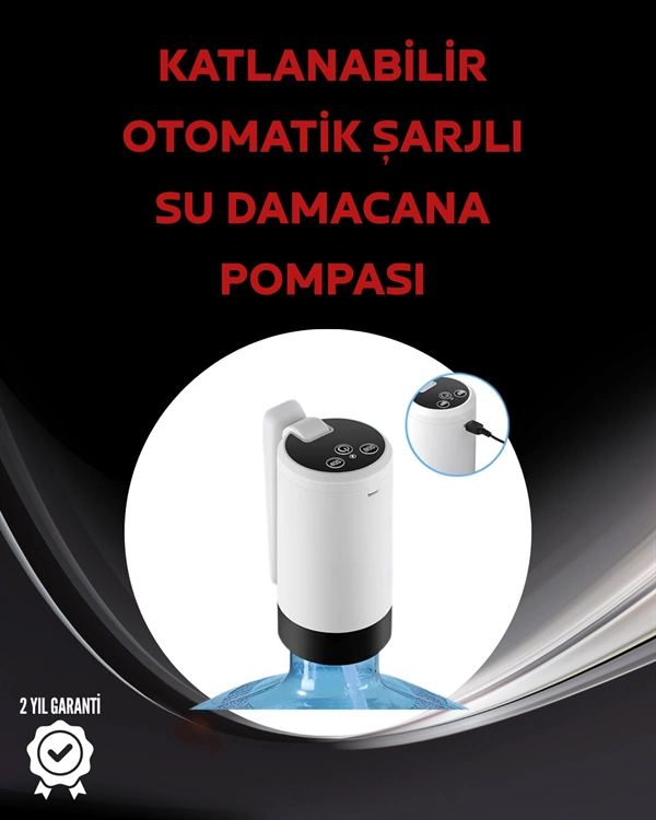 Otomatik Şarjlı Daana Pompası Ev Ofis Kamp Kullanım