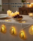 Ramazan Temalı Ay İçinde Secde Eden Adam Led Peri Işığı - 1