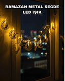 Dekoratif Ramazan Ay Işığı Secde Eden Adam Figürlü - 1