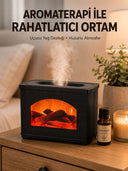 Aromaterapi Uyumlu Ultrasonik Oda Nemlendirici Ayarlanabilir Sis Çıkışlı - 1