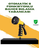 Bahçe Sulama Tabancası Hortum Ucu 8 Fonksiyonlu Ayarlanabilir - 1