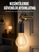 Şarjlı Aydınlatma Ampul Tasarımlı Ambians Işık Askılı Kamp Lambası - 1