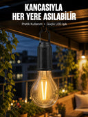 Taşınabilir Şarjlı Led Ampul Askılı Lamba Kamp Bahçe Lambası - 1