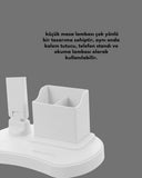 Ayarlanabilir Kısılabilir Led Masa Lambası | Entegre Kalemlik Ve Telefon Tutucu Özellikli Yeni Nesil - 2