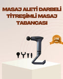 Şarjlı Taşınabilir 3in1 Titreşimli Masaj Aleti Esneme Bantlı - 1