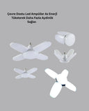 Katlanabilir 4 Kollu Led Ampül 60 Watt 6000 Lumen Beyaz Işık - 4