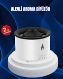 3d Alev Işıklı Aromaterapi Makinesi – 360 Ml Su Kapasiteli Sessiz Difüzör - 1