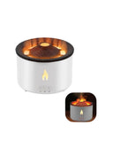 Led Alev Efektli Aroma Difüzörü Ultrasonik Hava Nemlendirici Gece Lambası Fonksiyonlu - 4