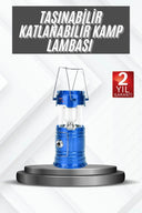 Kamp Lambası Güneş Enerjili Led Lamba Işıldak Şarjlı Powerbank Özellikli - 1