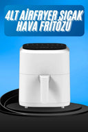 Hava Fritözü 4l Airfryer Pratik Uzun Ömürlü Yağsız Pişirme Taşınabilir - 1