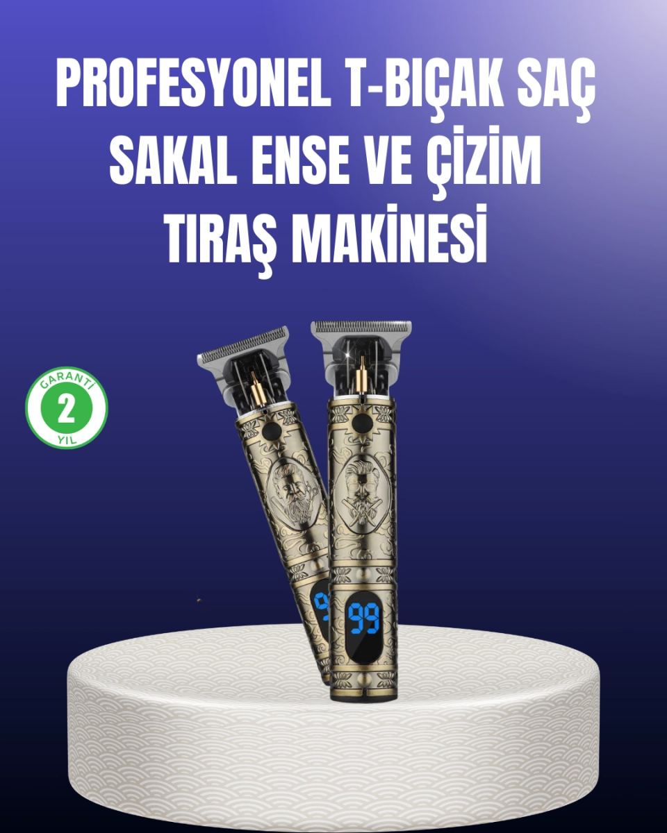 Erkek Bakım İçin Profesyonel Şarjlı Tıraş Makinesi