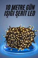 Led Işık Ağaç Süsleme Ampüllü Dekoratif Aydınlatma 10 Metre Gün Işığı - 2