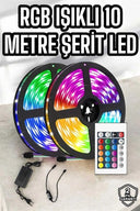 Rgb Işıklı 10metre Şerit Led Kumandalı Yeni Nesil - 2