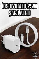 Şarj Aleti İos 15/15 Pro Max Uyumlu Şarj Adaptörü Ve Kablosu - 2