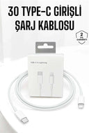 Iphone Uyumlu İos Uyumlu Lightning Hızlı Şarj Tye C Lightning Şarj Kablosu - 2
