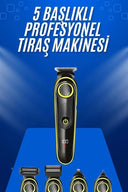 Tıraş Makinesi Şarjlı 5 Başlıklı Burun Ve Kulak Temizleme - 2