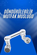Döndürülebilir Musluk Mutfak Banyo Musluk Ucu Başlığı 4 Filtreli - 2