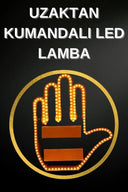 Led Işık El İşareti Araç Camı İçin Uzaktan Kumandalı - 2
