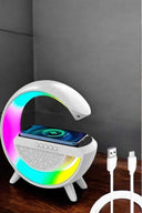 Bluetooth Hoparlör 15w Kablosuz Hızlı Şarj Led Gece Lambası - 4