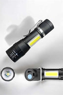 El Feneri Led Usb Şarjlı Zoom Mini Led Işık Acil Durum Feneri - 1