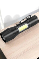El Feneri Led Usb Şarjlı Zoom Mini Led Işık Acil Durum Feneri - 4