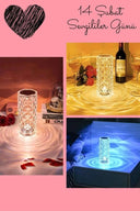 Sevgililer Gününe Özel Romantik Kristal Gece Lambası Sevgiliye Hediye - 1