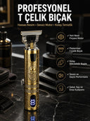 Tıraş Makinesi Çizik Tıraş Paslanmaz Çelik Uzun Ömürlü Şarjlı - 1