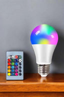 Renk Değiştirebilen Rgb Işıklı Led Ampul A+enerji 10 Watt Led Işık - 3