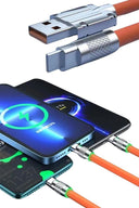 Android Ve İos Uyumlu 180 Derece Type-c Şarj Kablosu Yeni Nesil - 4