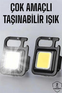 Anahtarlık Çok Amaçlı Mıknatıslı Taşınabilir Işık Led Şarjlı - 2