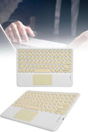 Android Ve İos Uyumlu Bluetooth Klavye Touchpad Slim Kablosuz Wifi Q Klavye - 1