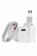 Beyaz Ultra Plus Hızlı Şarj Seti Şarj Adaptörü Ve Kablosu 67w - 1