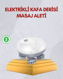 Kablosuz Kafa Ve Vücut Masaj Aleti Taşınabilir Tasarım - 1
