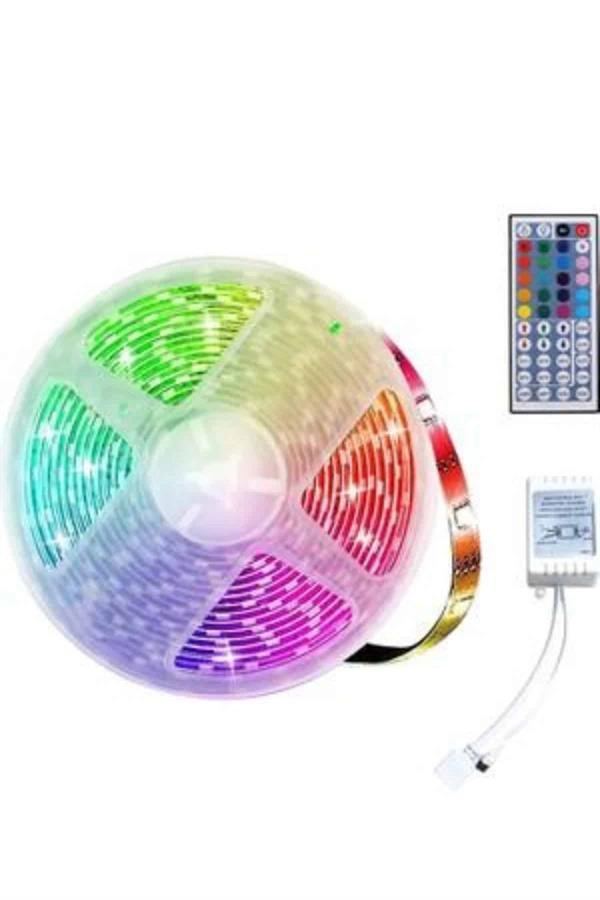 Rgb Neon Şerit Led Lamba 10 Metre İç Mekan Tasarımına Uygun