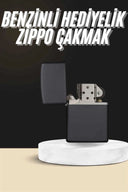 Erkeklere Özel Hediyelik Eşya Metalik Benzinli Çakmak Doldurulabilir - 2
