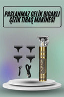 Saç Sakal Vücut Tıraş Makinesi Çizik Atma Makinesi Paslanmaz Çelik - 2
