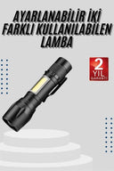 El Feneri Uzun Menzilli Usb Şarj Edilebilir Kamp Lambası - 2