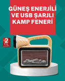 Alev Efektli Güneş Enerjili Lamba – Su Geçirmez - 1