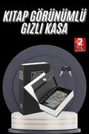 Gizli Kasa Kilitli Sözlük Görünümlü 18cm Gizli Kasa Büyük Boy Anahtarlı - 2