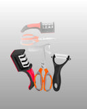 3 Parçalı Çok Fonksiyonlu Mutfak Makas Seti – Paslanmaz Çelik, Ergonomik Tasarım - 2