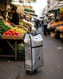 Ağır Yük Taşımaya Uygun Tekerlekli Market Ve Pazar Çantası - 1