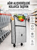 Geniş Hacimli Tekerlekli Pazar Çantası Dayanıklı Ve Ergonomik - 1
