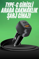 Type-c Girişli Araba Çakmaklık Şarj Cihazı 38w Oto Çakmaklık - 2