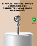 Çok Fonksiyonlu Filtreli Duş Başlığı Masaj Etkili - 1