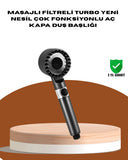 Masaj Fonksiyonlu Filtreli Duş Başlığı Dayanıklı Yapı - 1