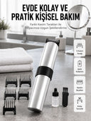 Yeni Nesil Profesyonel Şarjlı Saç Sakal Tıraş Makinesi Ayarlanabilir 4 Taraklı - 1