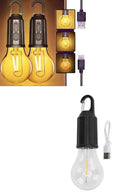 3 Farklı Mod Led'li Şarjlı Asma Kancalı Kamp Lambası Taşınabilir Ampul - 4