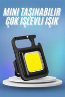 Işıldak Usb Şarjlı Cep El Feneri Taşınabilir Mini Led Işık Çok Fonksiyonlu - 2