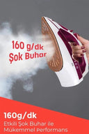 2200w Seramik Kaplama Es Tasarımı 360 Derece Dönebilir Kablosu Yeni Nesil - 3